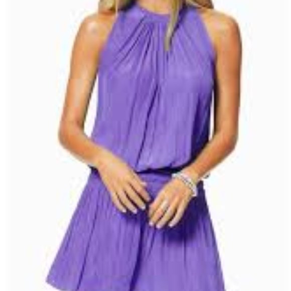 Ramy Brook Paris Sleeveless Mini Dress In Purple